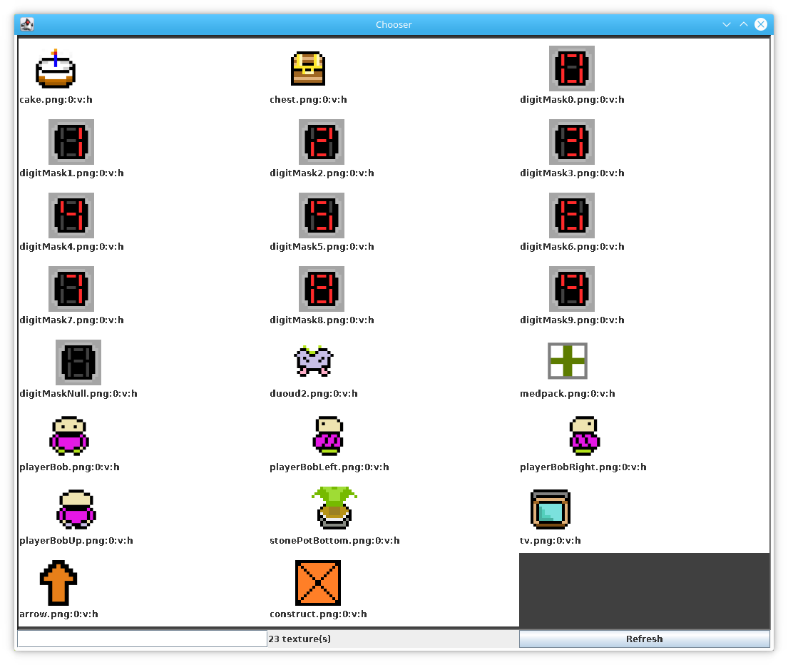 entity chooser
